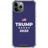 Trump 2020 Blue iPhone 11 Pro Max Clear Case