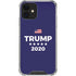 Trump 2020 Blue iPhone 12 Clear Case