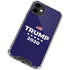 Trump 2020 Blue iPhone 12 Clear Case
