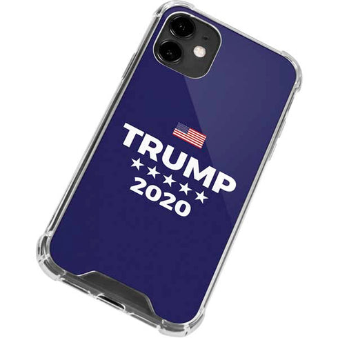 Trump 2020 Blue iPhone 12 Mini Clear Case