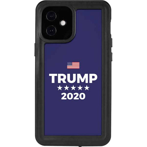 Trump 2020 Blue iPhone 12 Mini Waterproof Case