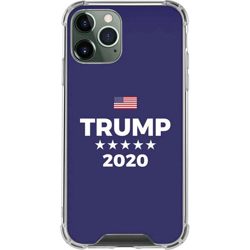 Trump 2020 Blue iPhone 12 Pro Clear Case