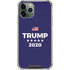 Trump 2020 Blue iPhone 12 Pro Clear Case