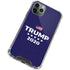 Trump 2020 Blue iPhone 12 Pro Clear Case