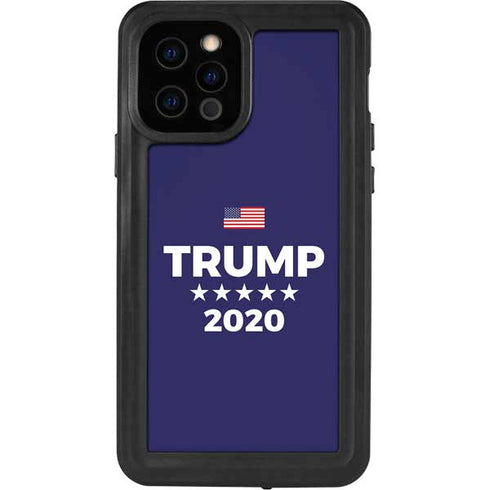 Trump 2020 Blue iPhone 12 Pro Waterproof Case