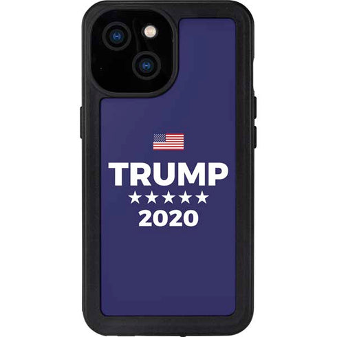 Trump 2020 Blue iPhone 13 Mini Waterproof Case