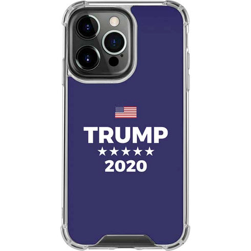 Trump 2020 Blue iPhone 13 Pro Clear Case
