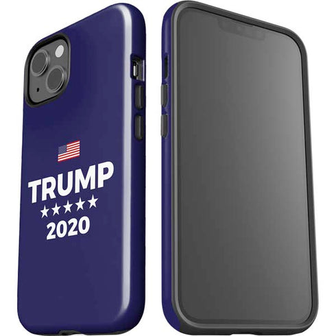Trump 2020 Blue iPhone 15 Plus Impact Case