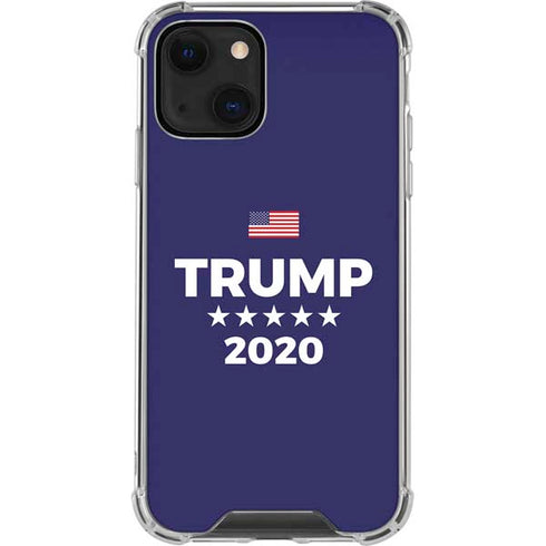 Trump 2020 Blue iPhone 14 Plus Clear Case