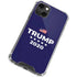 Trump 2020 Blue iPhone 14 Plus Clear Case