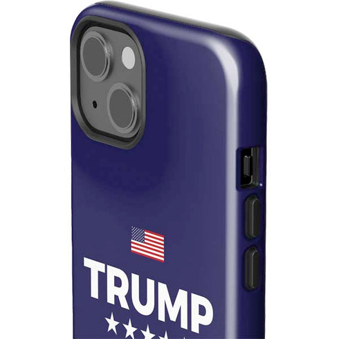 Trump 2020 Blue iPhone 15 Impact Case