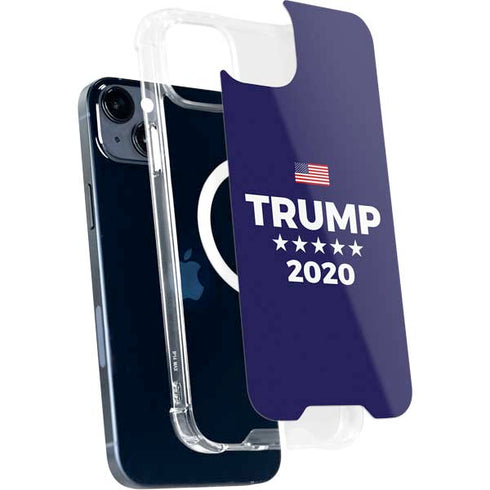 Trump 2020 Blue iPhone 15 Plus MagSafe Case