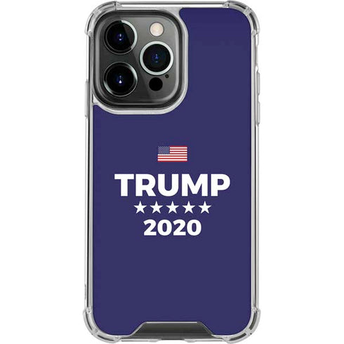 Trump 2020 Blue iPhone 15 Pro Clear Case