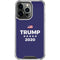 Trump 2020 Blue iPhone 15 Pro Clear Case