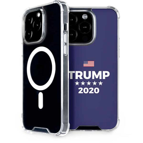 Trump 2020 Blue iPhone 15 Pro MagSafe Case