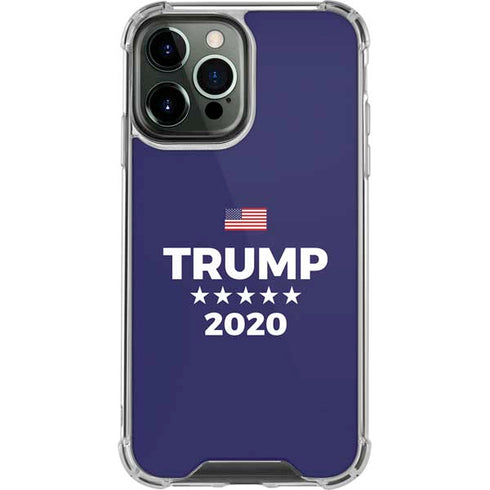 Trump 2020 Blue iPhone 14 Pro Max Clear Case