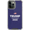 Trump 2020 Blue iPhone 14 Pro Max Clear Case