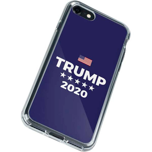 Trump 2020 Blue iPhone SE (2nd & 3rd Gen) Clear Case