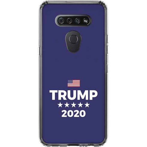 Trump 2020 Blue LG K51/Q51 Clear Case