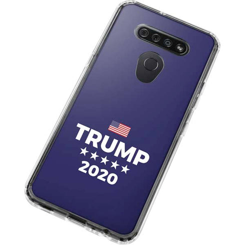 Trump 2020 Blue LG K51/Q51 Clear Case