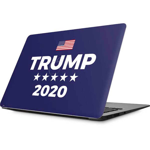 Trump 2020 Blue Apple MacBook Skin
