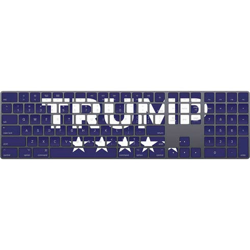 Trump 2020 Blue Magic Keyboard with Numeric Keypad Skin