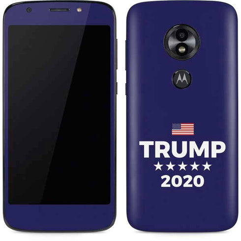 Trump 2020 Blue Moto E5 Play Skin