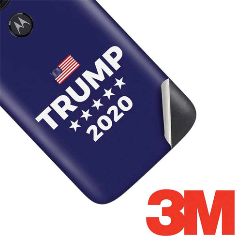 Trump 2020 Blue Moto E5 Play Skin