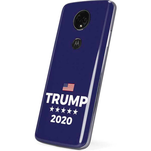 Trump 2020 Blue Moto E5 Plus Skin