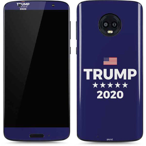 Trump 2020 Blue Moto G6 Skin