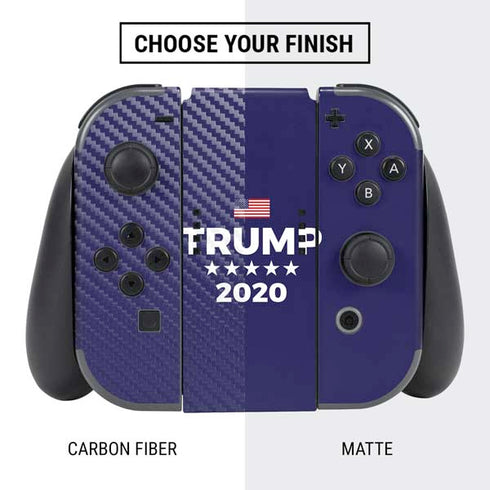 Trump 2020 Blue Nintendo Switch Bundle Skin