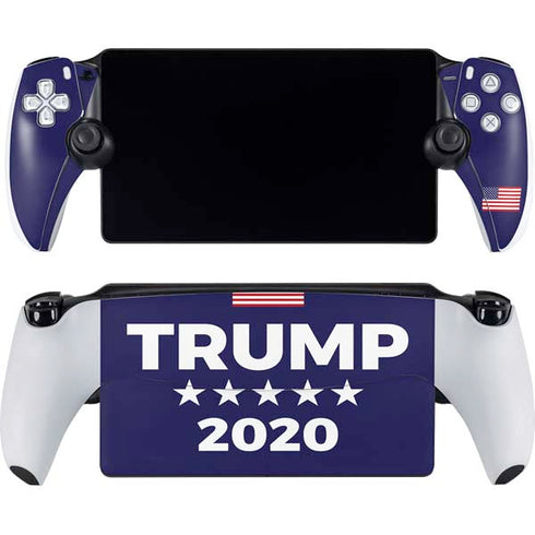 Trump 2020 Blue PlayStation Portal Remote Player Skin