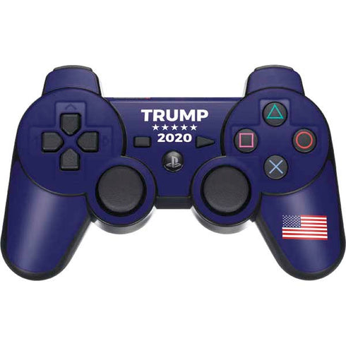 Trump 2020 Blue PS3 Dual Shock wireless controller Skin