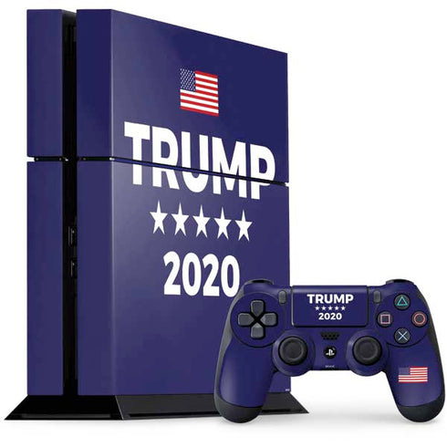 Trump 2020 Blue PS4 Console and Controller Bundle Skin