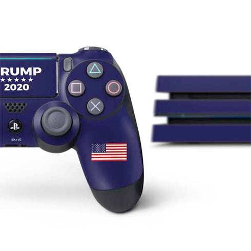Trump 2020 Blue PS4 Pro Bundle Skin