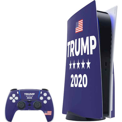 Trump 2020 Blue PS5 Bundle Skin