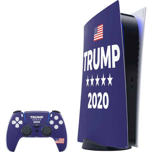 Trump 2020 Blue PS5 Digital Edition Bundle Skin