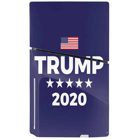 Trump 2020 Blue PS5 Slim Disk Bundle Skin