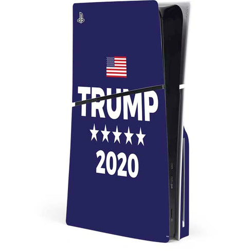 Trump 2020 Blue PS5 Slim Disk Console Skin