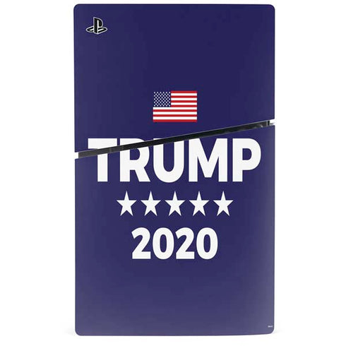 Trump 2020 Blue PS5 Slim Disk Console Skin