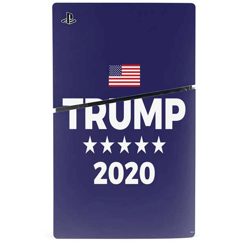Trump 2020 Blue PS5 Slim Digital Edition Bundle Skin