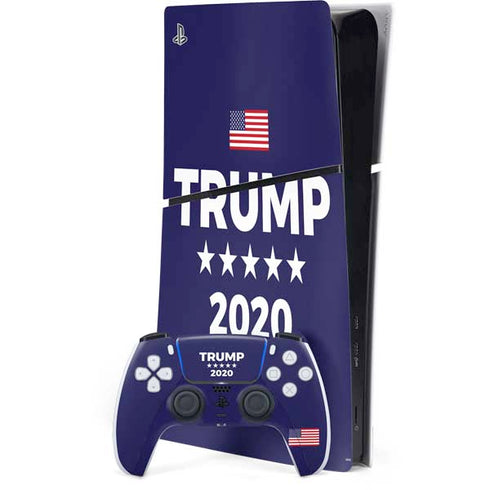 Trump 2020 Blue PS5 Slim Digital Edition Console Skin