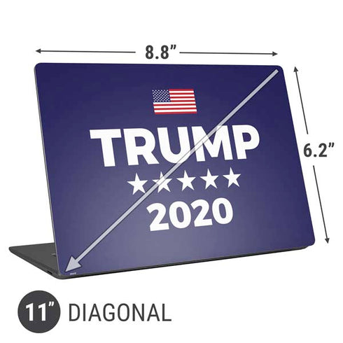 Trump 2020 Blue Universal Laptop 11in (8.8 x 6.2in) Skin