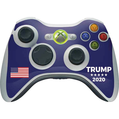 Trump 2020 Blue Xbox 360 Wireless Controller Skin