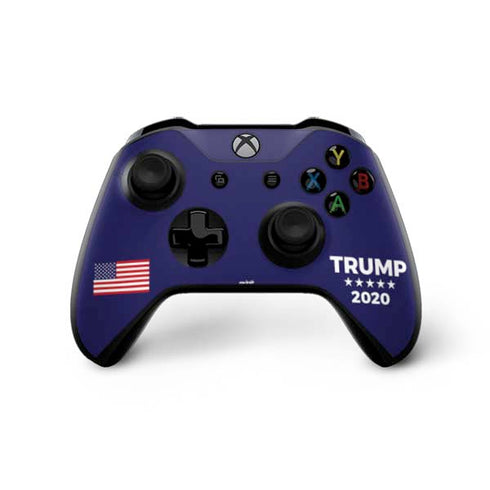 Trump 2020 Blue Xbox One X Controller Skin