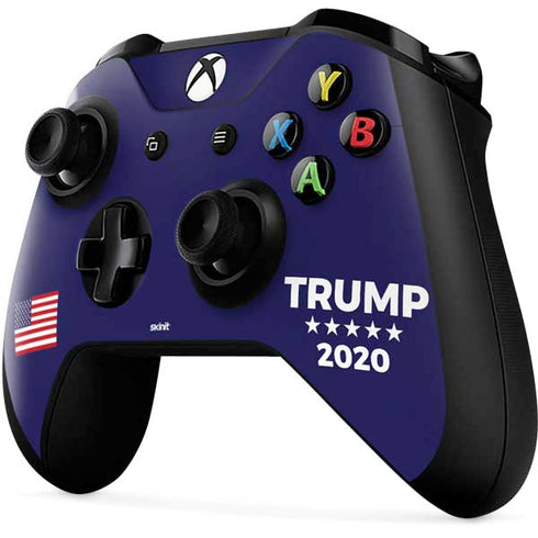 Trump 2020 Blue Xbox One X Controller Skin