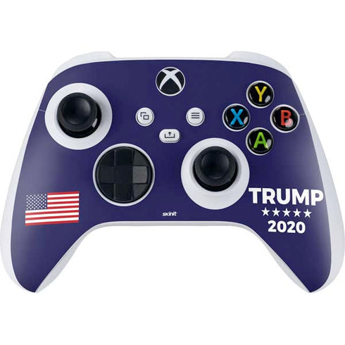 Trump 2020 Blue Xbox Series S Controller Skin