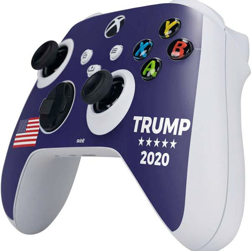 Trump 2020 Blue Xbox Series S Controller Skin