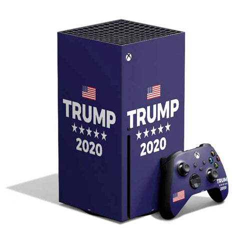 Trump 2020 Blue Xbox Series X Bundle Skin