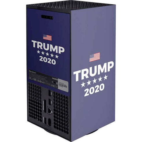 Trump 2020 Blue Xbox Series X Console Skin